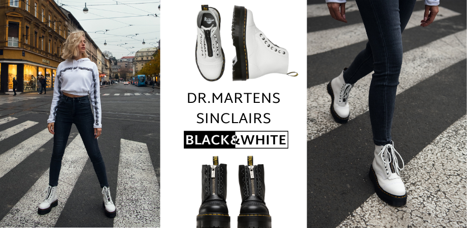 Dr martens wite boots