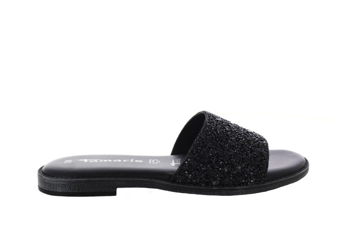 Tamaris slippers BLACK