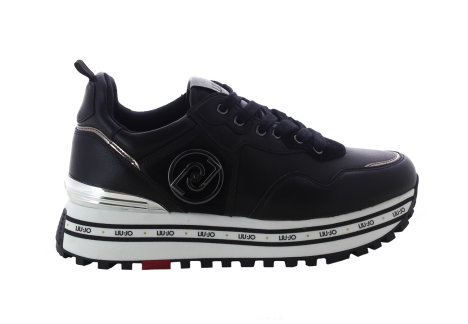 LIUJO MAXI WONDER 1 - SNEAKER CALF BLACK BF1051-P010222222