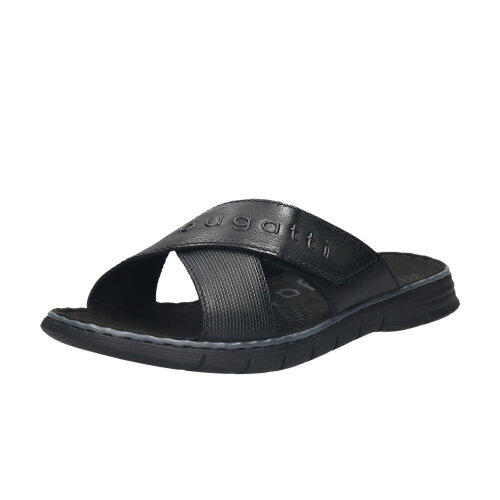 Bugatti Dario m.slippers schwarz