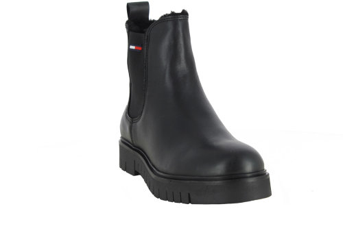 Tommy Jeans WARMLINED CHELSEA BOOT Black