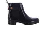 Tommy Hilfiger ANKLE RAINBOOT WITH METAL DETAIL Black