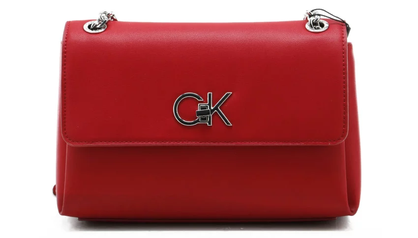 Calvin Klein RE-LOCK EW CONV Racing CROSSBODY Red