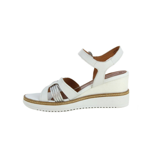 Tamaris sandal WHITE/SILVER