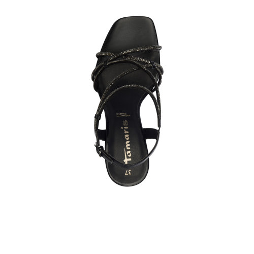 Tamaris sandals BLACK METALLIC