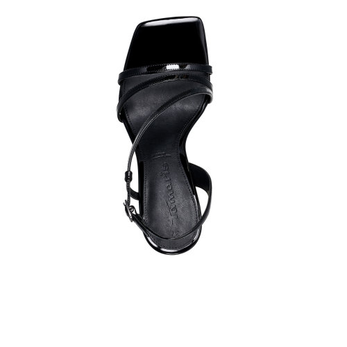 Tamaris sandals BLACK PATENT