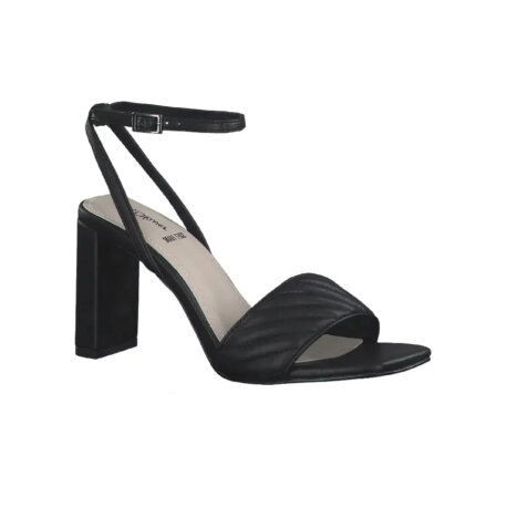 s28323-20-001 s.Oliver Sandal Heel BLACK