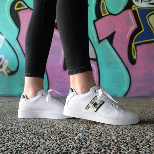 Tommy Hilfiger COURT SNEAKER WITH WEBBING White