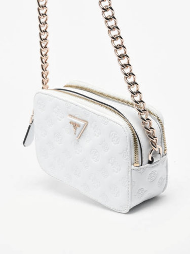 Guess NOELLE CROSSBODY CAMERA WHI