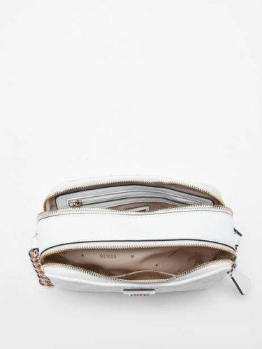 Guess NOELLE CROSSBODY CAMERA WHI