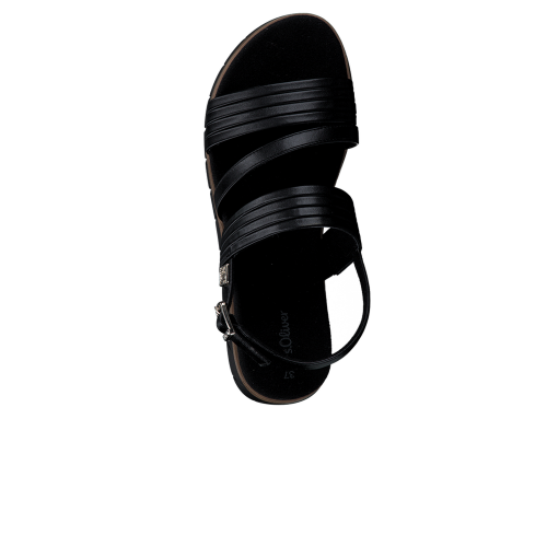 s.Oliver sandals BLACK