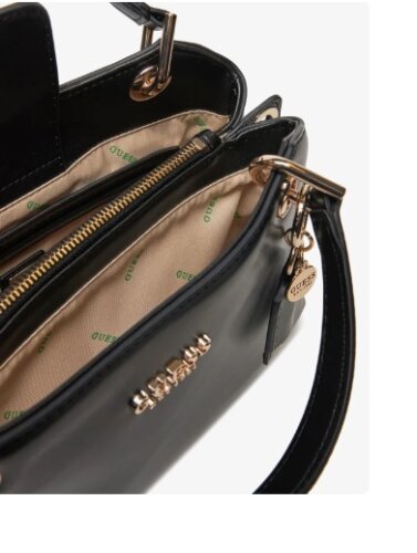 Guess ECO EVAINE GIRLFRIEND SATCHEL BLA