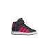 adidas GRAND COURT MID K  CBLACK/LUCRED/GRESIX