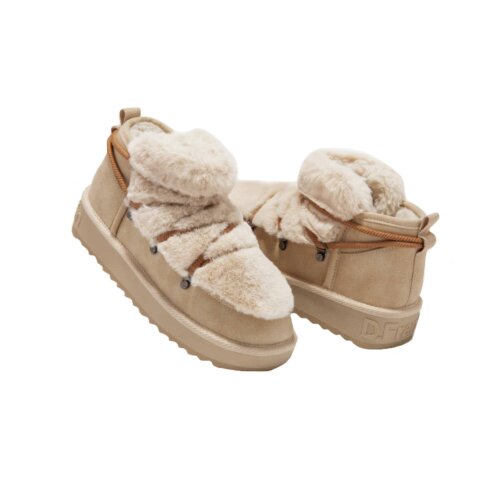D.Franklin Nordic Trk Fur Low Beige