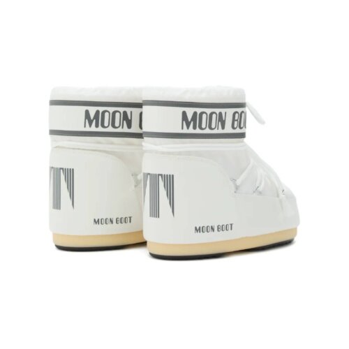 Moon Boot Icon Low Nylon White Mono