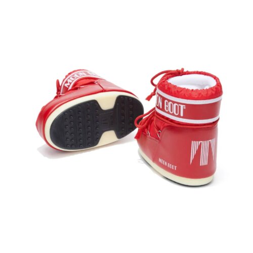 Moon Boot Icon Low Nylon Red